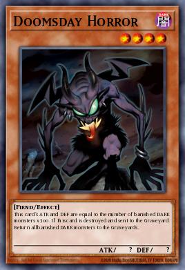Doomsday Horror Yu-Gi-Oh card