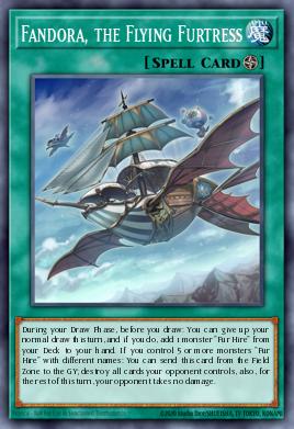Fandora, the Flying Furtress Yu-Gi-Oh card