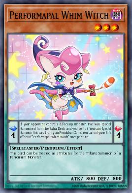 Performapal Whim Witch Yu-Gi-Oh card