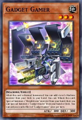 Gadget Gamer Yu-Gi-Oh card