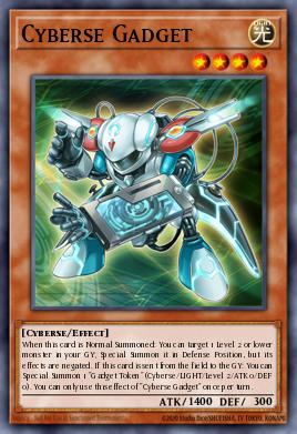 Cyberse Gadget Yu-Gi-Oh card