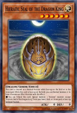 Hieratic Seal of the Dragon King Yu-Gi-Oh card