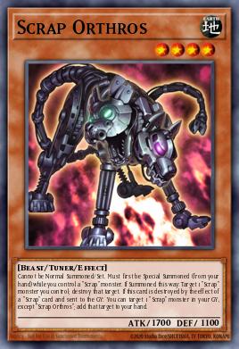 Scrap Orthros Yu-Gi-Oh card