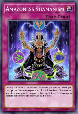 Amazoness Shamanism Yu-Gi-Oh card
