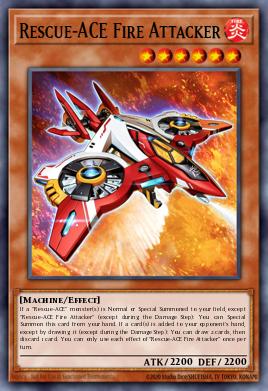 Rescue-ACE Fire Attacker Yu-Gi-Oh card