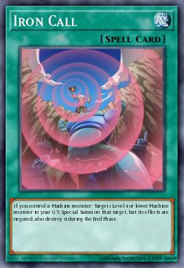 Iron Call Yu-Gi-Oh card