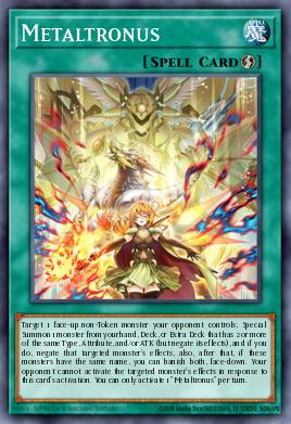 Metaltronus Yu-Gi-Oh card