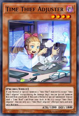 Time Thief Adjuster Yu-Gi-Oh card