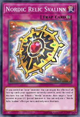 Nordic Relic Svalinn Yu-Gi-Oh card