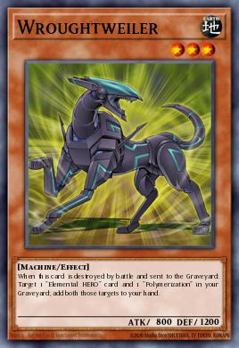 Wroughtweiler Yu-Gi-Oh card