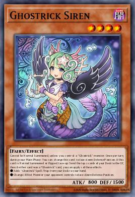 Ghostrick Siren Yu-Gi-Oh card