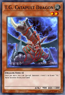 T.G. Catapult Dragon Yu-Gi-Oh card