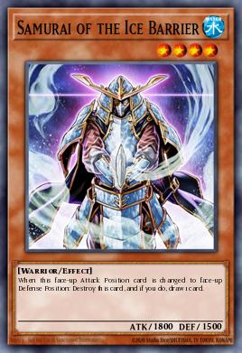 Samurai of the Ice Barrier Yu-Gi-Oh card