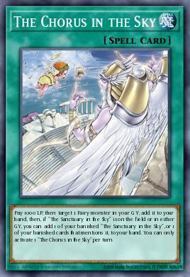 The Chorus in the Sky Yu-Gi-Oh card