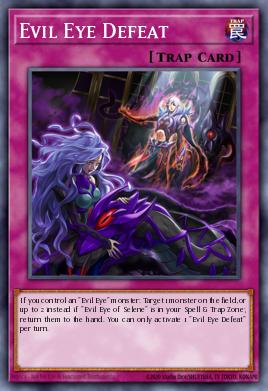 Evil Eye Defeat Yu-Gi-Oh card