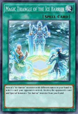 Magic Triangle of the Ice Barrier Yu-Gi-Oh card