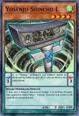 Yosenju Shinchu L Yu-Gi-Oh card