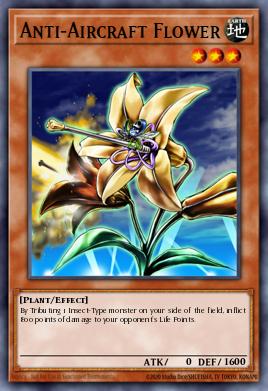 Anti-Aircraft Flower Yu-Gi-Oh card