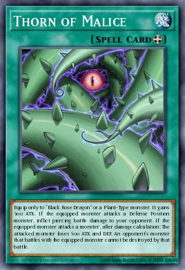 Thorn of Malice Yu-Gi-Oh card