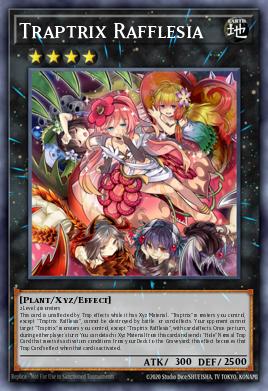 Traptrix Rafflesia Yu-Gi-Oh card