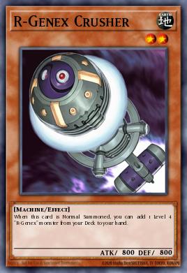 R-Genex Crusher Yu-Gi-Oh card