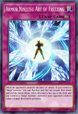 Armor Ninjitsu Art of Freezing Yu-Gi-Oh card