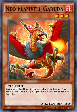 Neo Flamvell Garuda Yu-Gi-Oh card