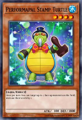 Performapal Stamp Turtle Yu-Gi-Oh card