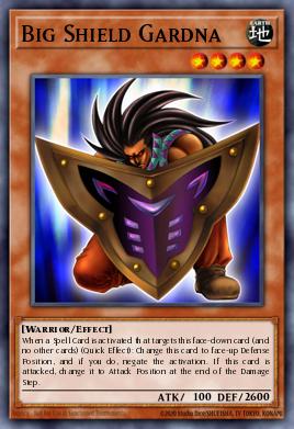 Big Shield Gardna Yu-Gi-Oh card