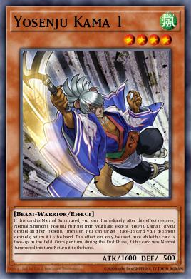Yosenju Kama 1 Yu-Gi-Oh card