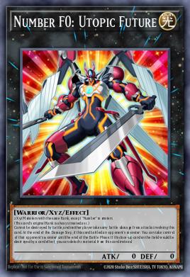 Number F0: Utopic Future Yu-Gi-Oh card