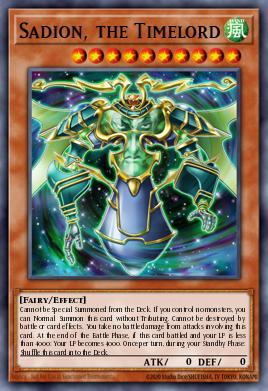 Sadion, the Timelord Yu-Gi-Oh card