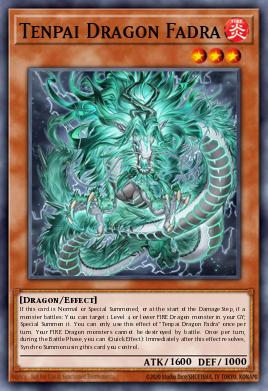 Tenpai Dragon Fadra Yu-Gi-Oh card