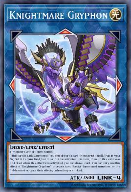 Knightmare Gryphon Yu-Gi-Oh card