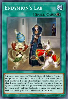 Endymion's Lab Yu-Gi-Oh card