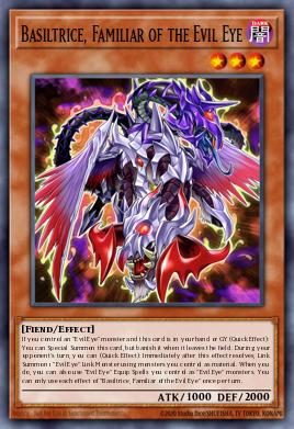 Basiltrice, Familiar of the Evil Eye Yu-Gi-Oh card