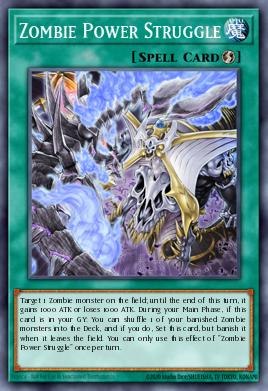 Zombie Power Struggle Yu-Gi-Oh card