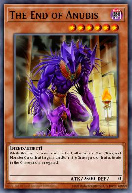 The End of Anubis Yu-Gi-Oh card