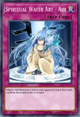 Spiritual Water Art - Aoi Yu-Gi-Oh card