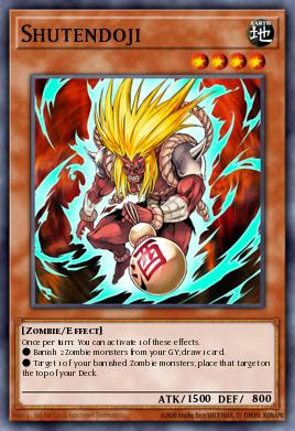 Shutendoji Yu-Gi-Oh card