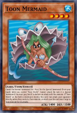 Toon Mermaid Yu-Gi-Oh card