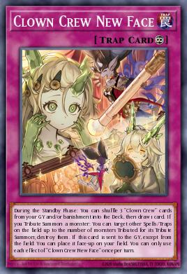 Clown Crew New Face Yu-Gi-Oh card