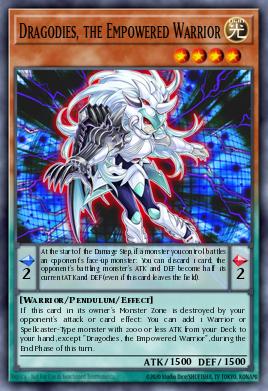 Dragodies, the Empowered Warrior Yu-Gi-Oh card
