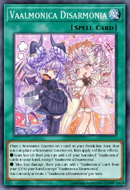 Vaalmonica Disarmonia Yu-Gi-Oh card