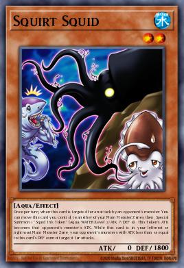 Squirt Squid Yu-Gi-Oh card
