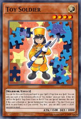 Toy Soldier Yu-Gi-Oh card