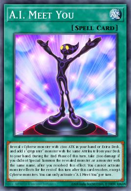 A.I. Meet You Yu-Gi-Oh card