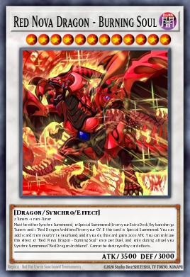 Red Nova Dragon - Burning Soul Yu-Gi-Oh card