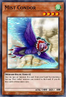 Mist Condor Yu-Gi-Oh card