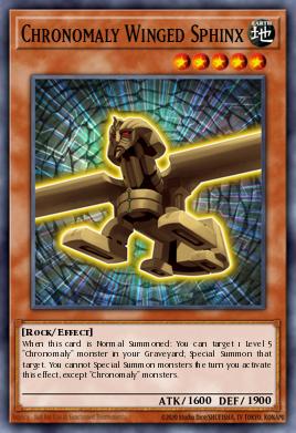 Chronomaly Winged Sphinx Yu-Gi-Oh card